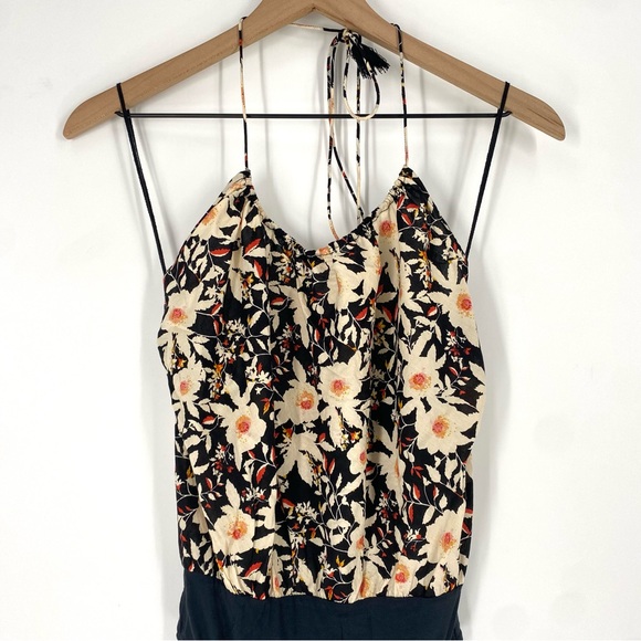 Free People Womens Liza Floral Print Halter Neck Bodysuit - Picture 10 of 14